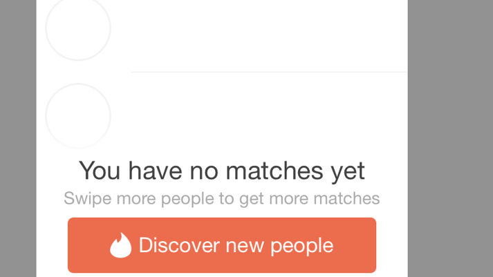 no matches on tinder