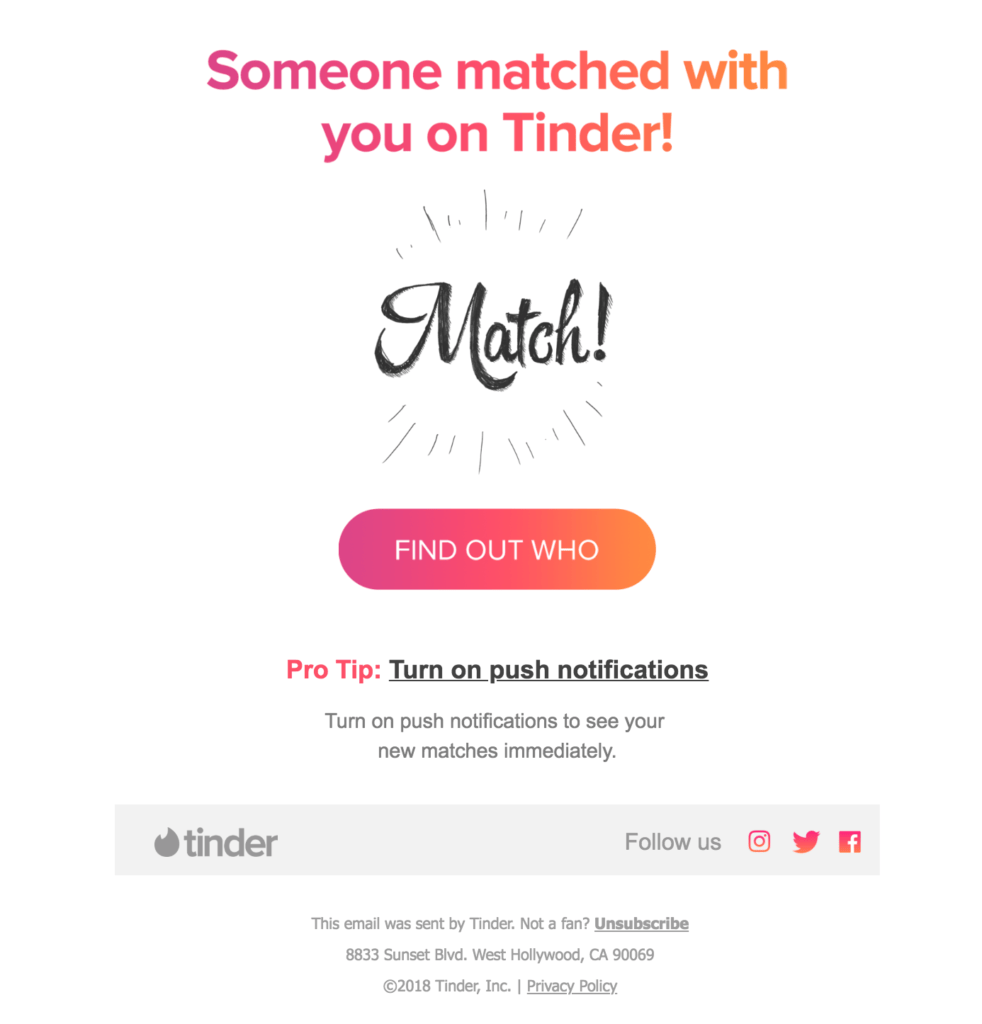 no matches on tinder