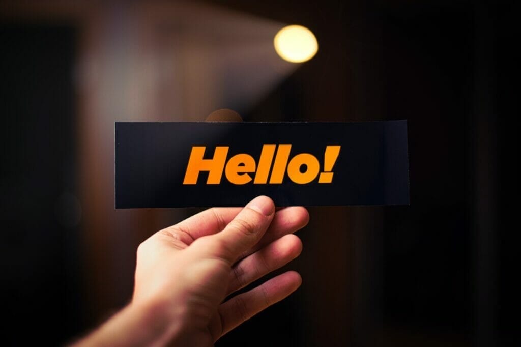Hello Or Hi.